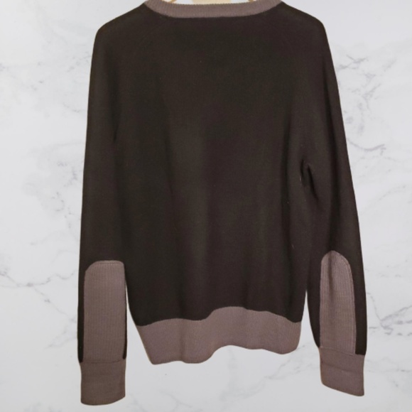 CPT Cockpit USA V Neck Lambswool Black Pullover - Picture 2 of 7